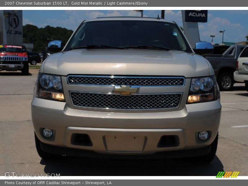 Gold Mist Metallic / Light Cashmere/Ebony 2007 Chevrolet Suburban 1500 LT