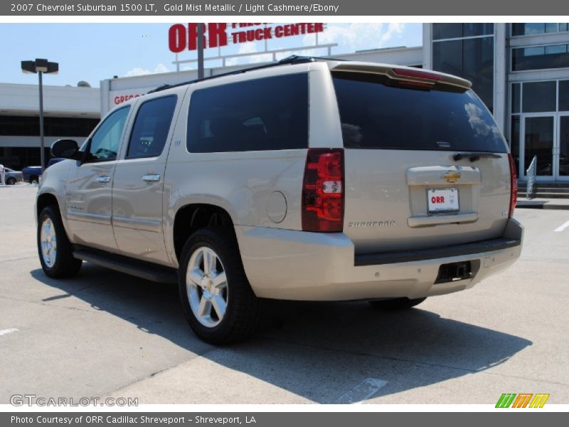 Gold Mist Metallic / Light Cashmere/Ebony 2007 Chevrolet Suburban 1500 LT