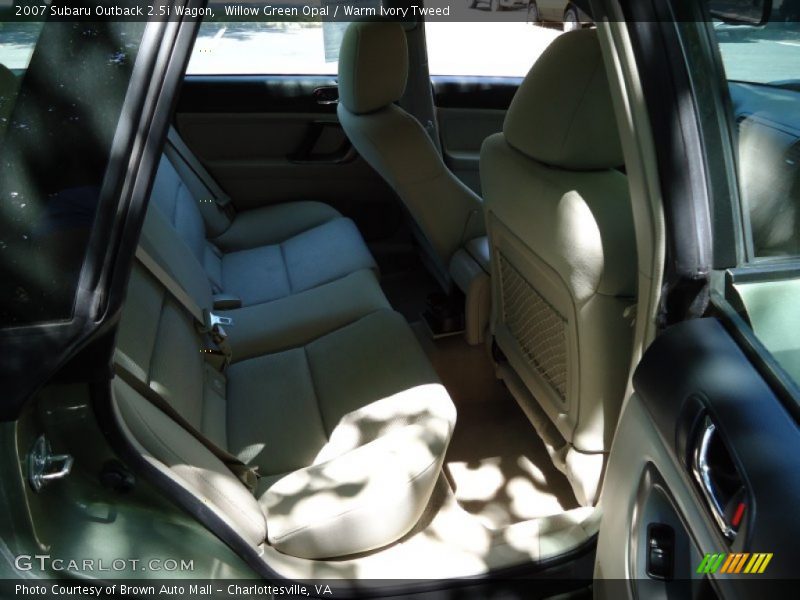 Willow Green Opal / Warm Ivory Tweed 2007 Subaru Outback 2.5i Wagon