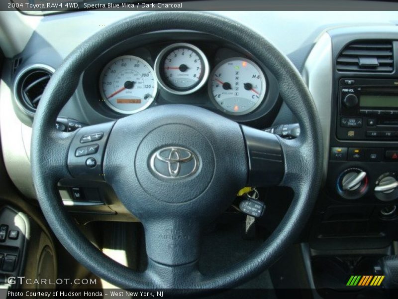 Spectra Blue Mica / Dark Charcoal 2004 Toyota RAV4 4WD