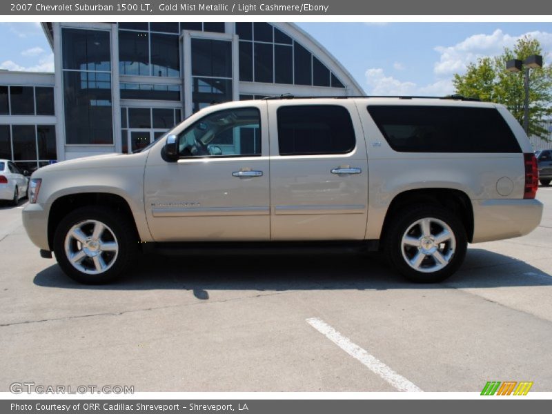 Gold Mist Metallic / Light Cashmere/Ebony 2007 Chevrolet Suburban 1500 LT