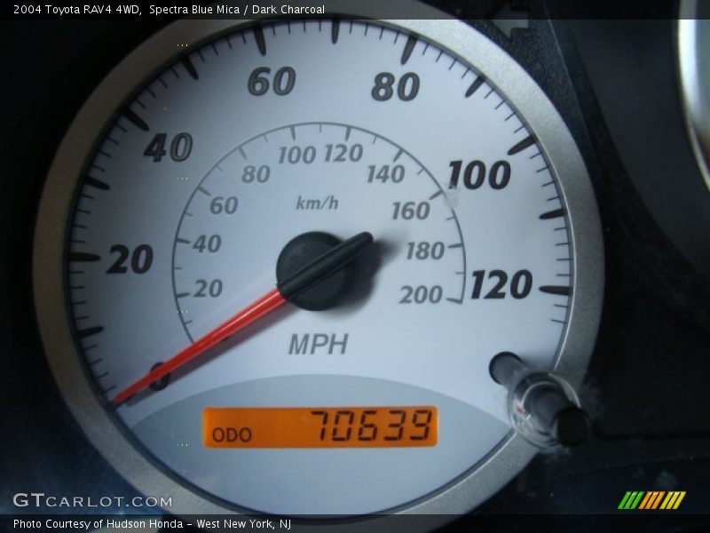 Spectra Blue Mica / Dark Charcoal 2004 Toyota RAV4 4WD