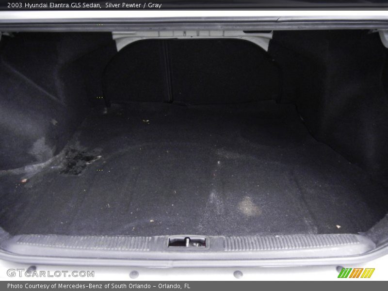 Silver Pewter / Gray 2003 Hyundai Elantra GLS Sedan