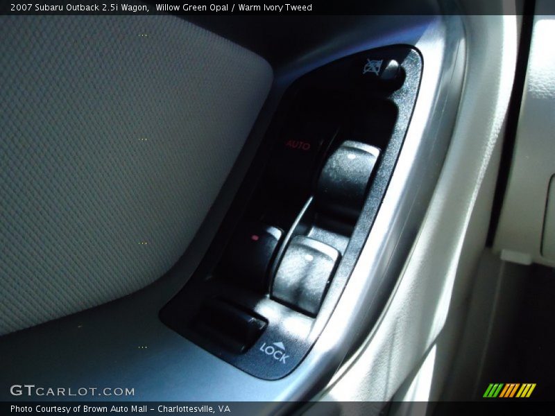 Willow Green Opal / Warm Ivory Tweed 2007 Subaru Outback 2.5i Wagon