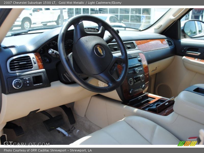 Gold Mist Metallic / Light Cashmere/Ebony 2007 Chevrolet Suburban 1500 LT