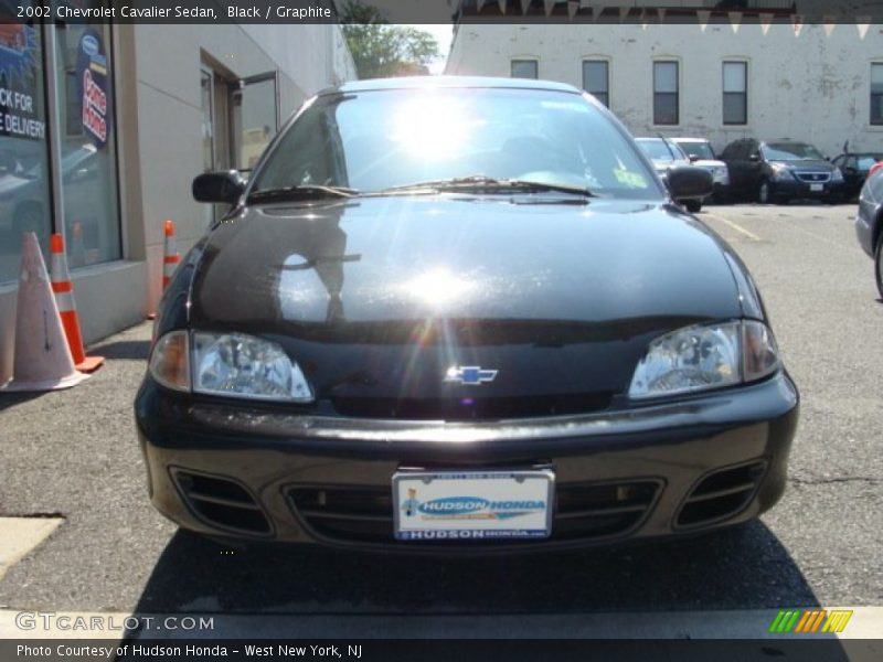 Black / Graphite 2002 Chevrolet Cavalier Sedan