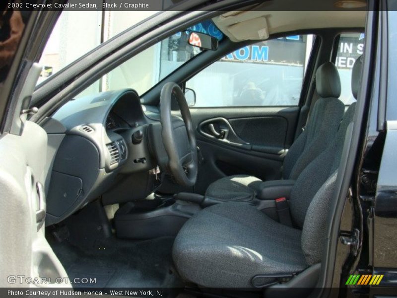 Black / Graphite 2002 Chevrolet Cavalier Sedan