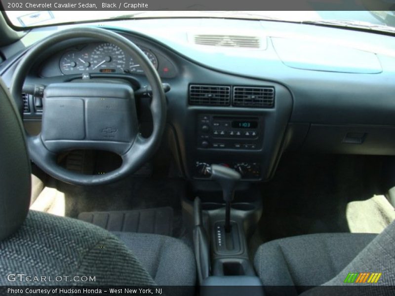 Black / Graphite 2002 Chevrolet Cavalier Sedan