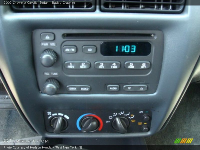 Controls of 2002 Cavalier Sedan