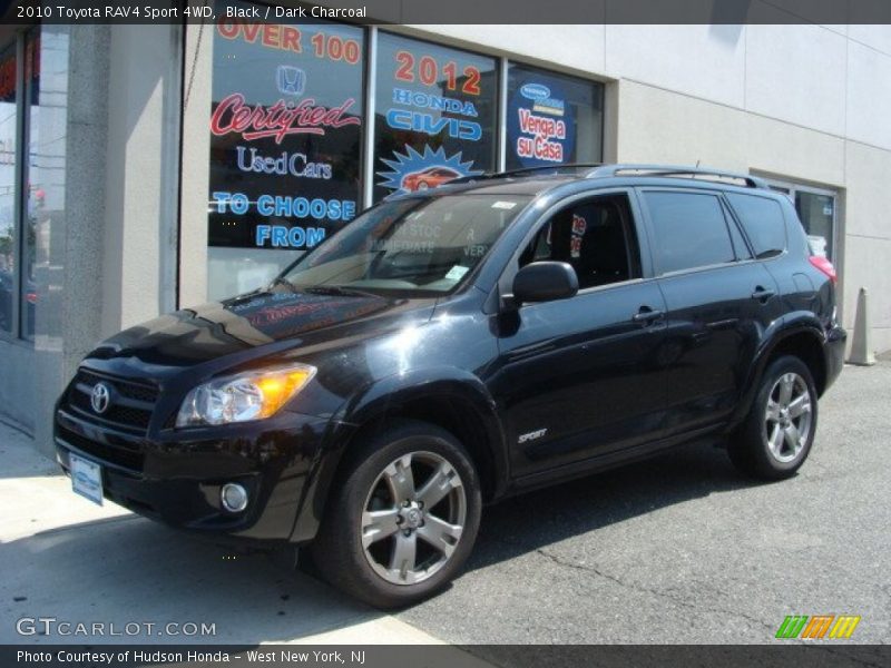 Black / Dark Charcoal 2010 Toyota RAV4 Sport 4WD
