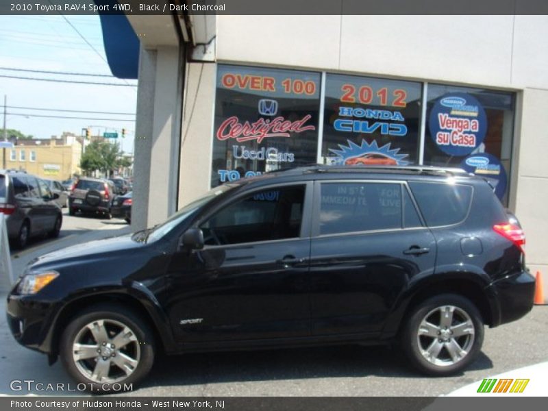 Black / Dark Charcoal 2010 Toyota RAV4 Sport 4WD