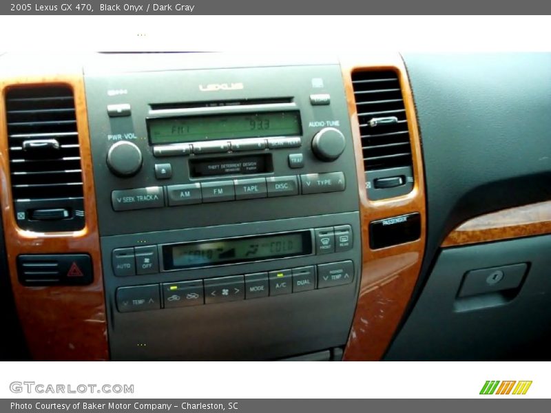 Black Onyx / Dark Gray 2005 Lexus GX 470