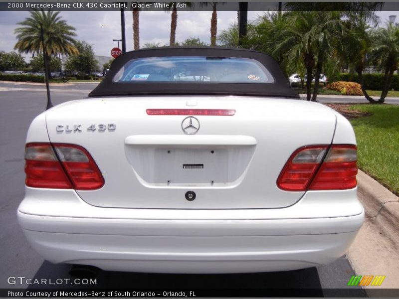 Glacier White / Ash 2000 Mercedes-Benz CLK 430 Cabriolet