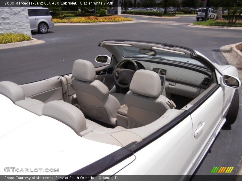 Glacier White / Ash 2000 Mercedes-Benz CLK 430 Cabriolet