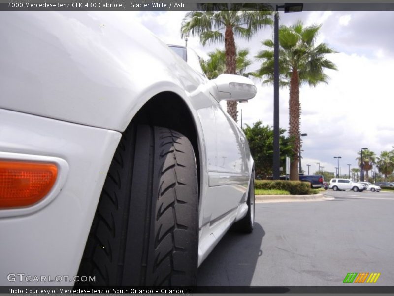 Glacier White / Ash 2000 Mercedes-Benz CLK 430 Cabriolet