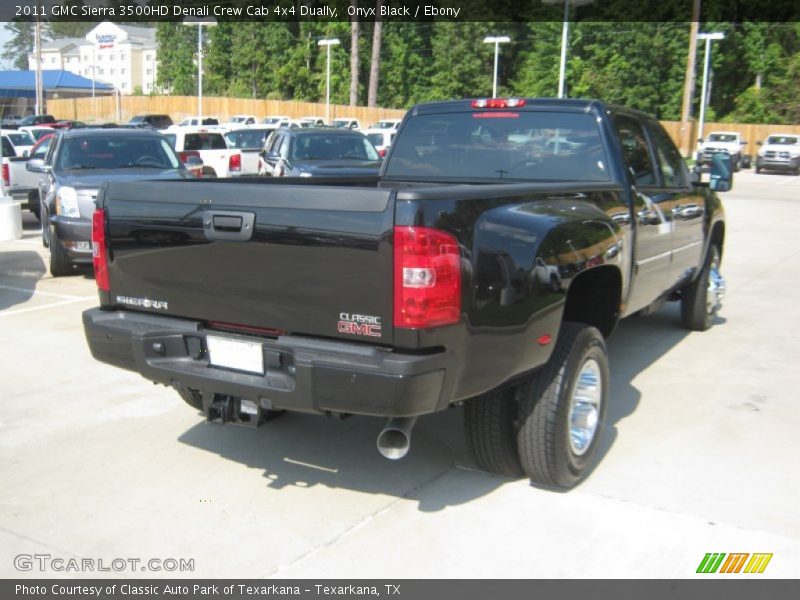 Onyx Black / Ebony 2011 GMC Sierra 3500HD Denali Crew Cab 4x4 Dually