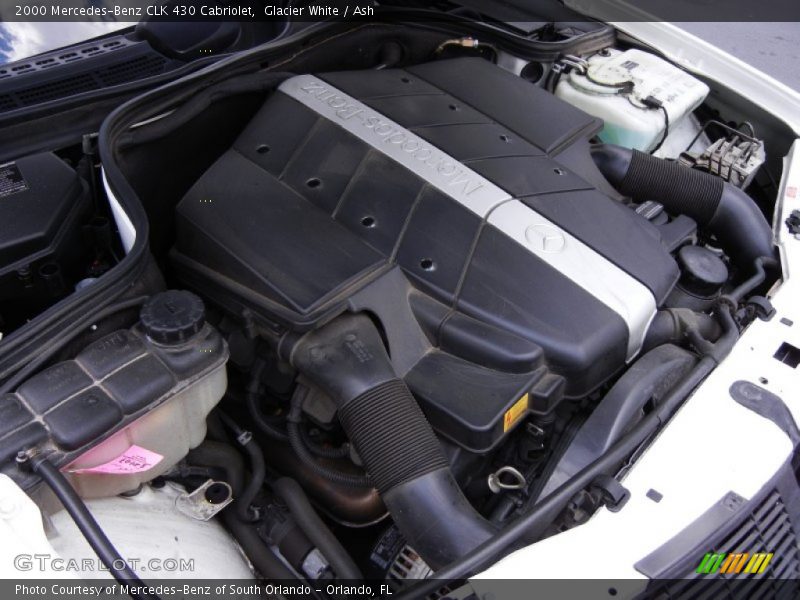  2000 CLK 430 Cabriolet Engine - 4.3 Liter SOHC 24-Valve V8