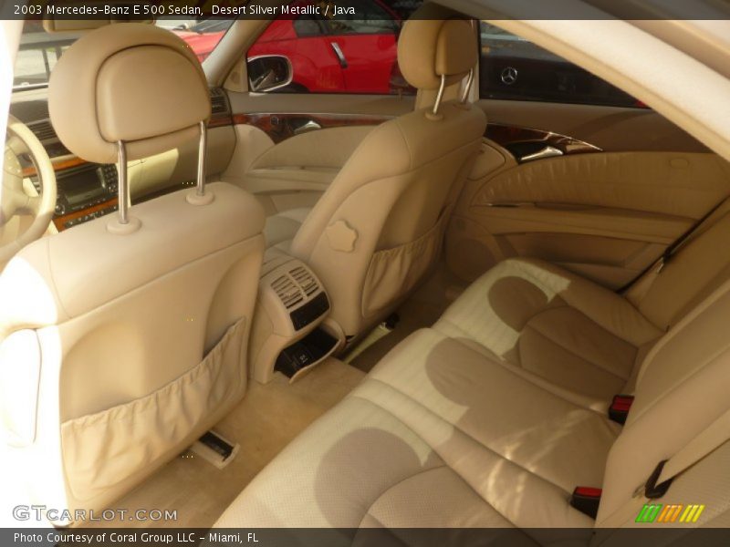 Desert Silver Metallic / Java 2003 Mercedes-Benz E 500 Sedan