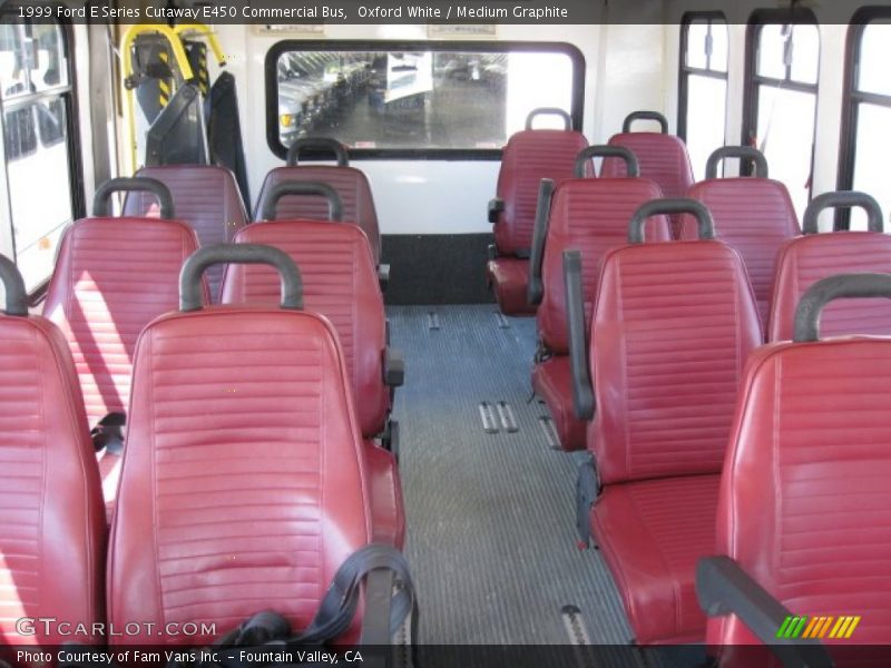  1999 E Series Cutaway E450 Commercial Bus Medium Graphite Interior