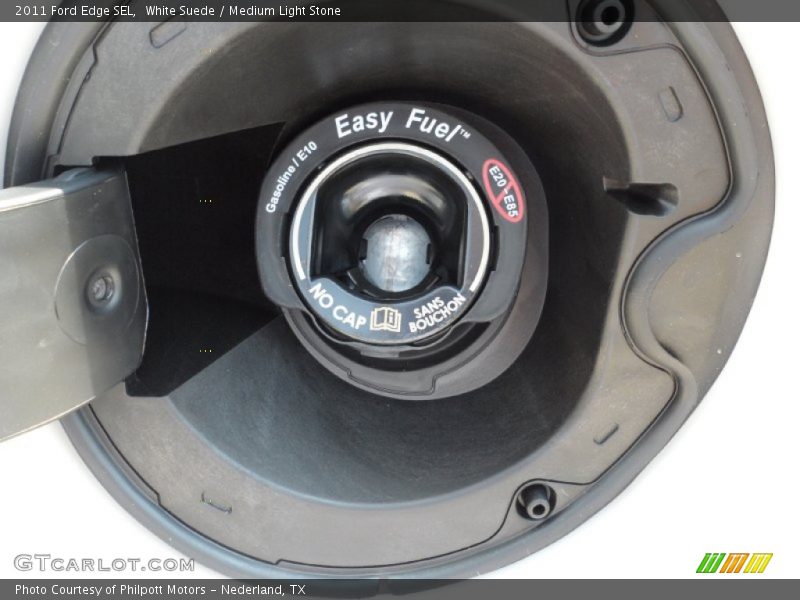 White Suede / Medium Light Stone 2011 Ford Edge SEL