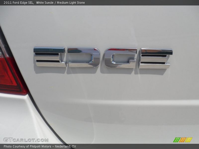 White Suede / Medium Light Stone 2011 Ford Edge SEL