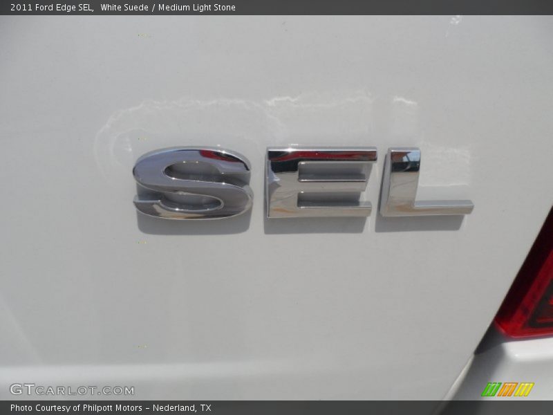 White Suede / Medium Light Stone 2011 Ford Edge SEL