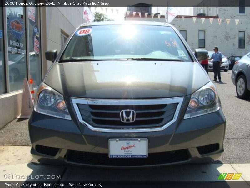 Nimbus Gray Metallic / Gray 2008 Honda Odyssey EX-L