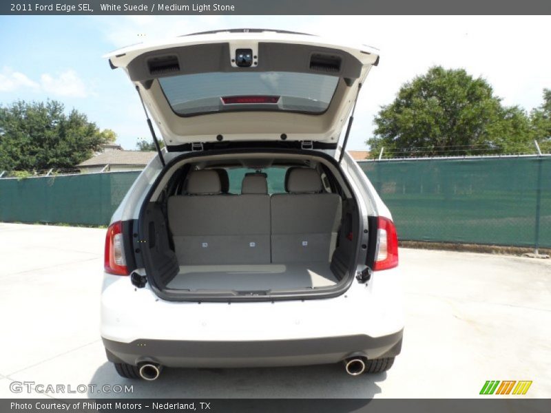 White Suede / Medium Light Stone 2011 Ford Edge SEL