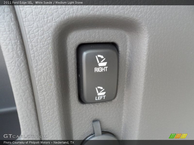 White Suede / Medium Light Stone 2011 Ford Edge SEL