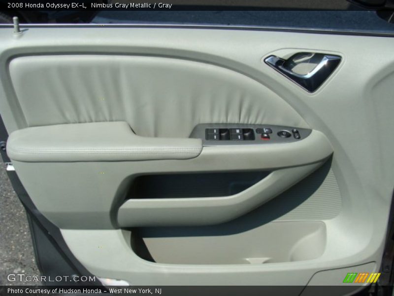 Nimbus Gray Metallic / Gray 2008 Honda Odyssey EX-L