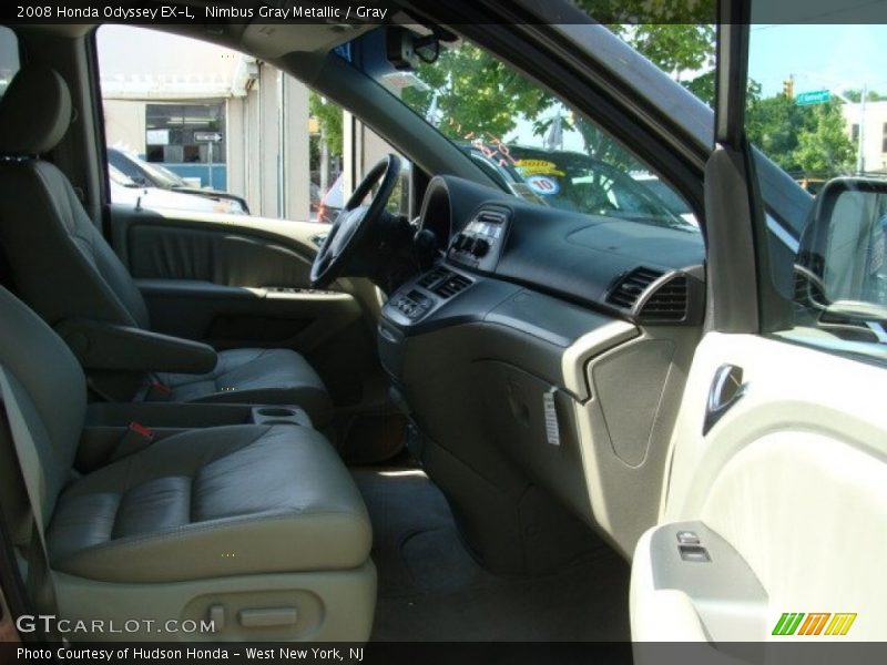 Nimbus Gray Metallic / Gray 2008 Honda Odyssey EX-L