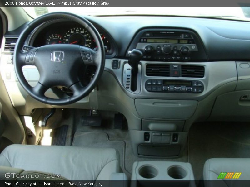 Nimbus Gray Metallic / Gray 2008 Honda Odyssey EX-L