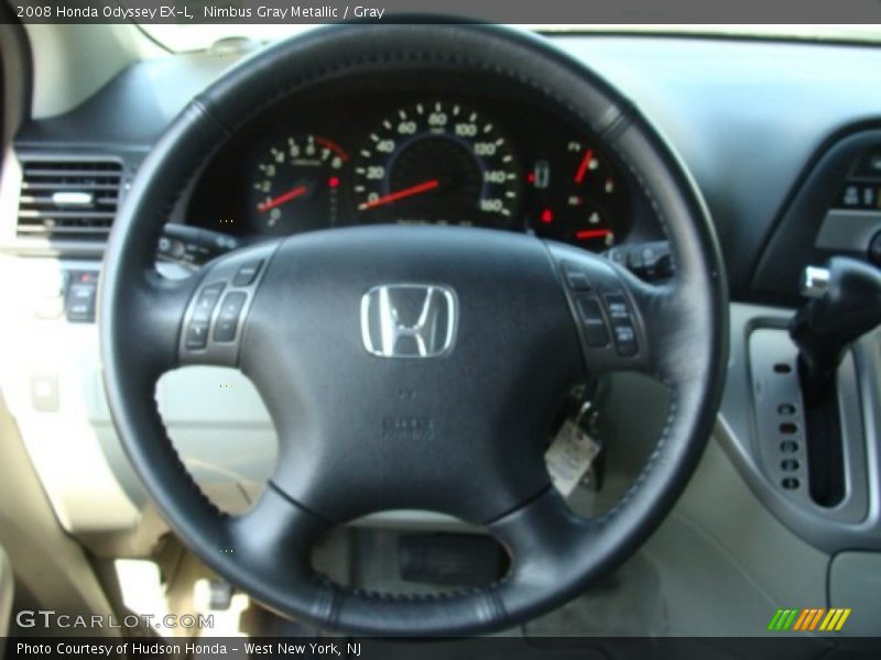 Nimbus Gray Metallic / Gray 2008 Honda Odyssey EX-L