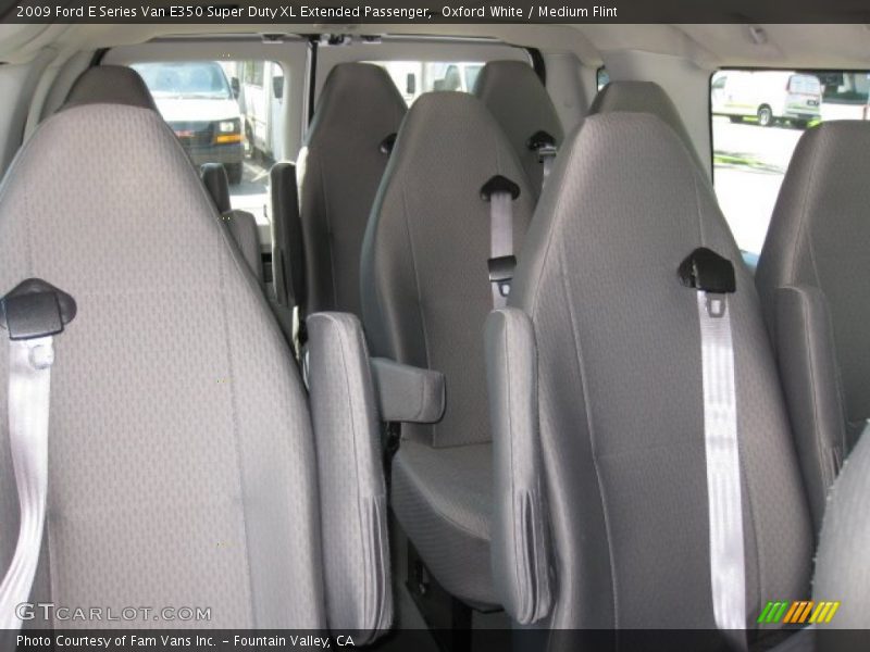 Oxford White / Medium Flint 2009 Ford E Series Van E350 Super Duty XL Extended Passenger