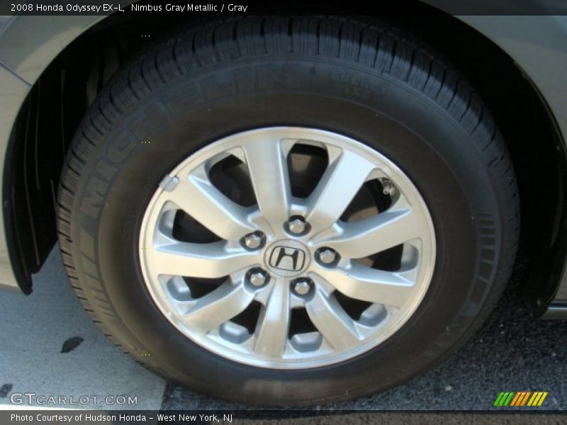 Nimbus Gray Metallic / Gray 2008 Honda Odyssey EX-L