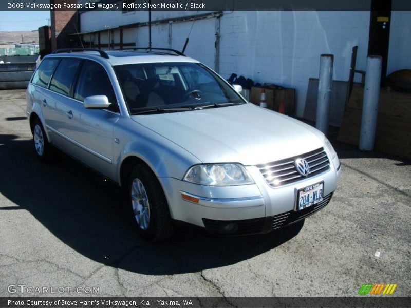 Reflex Silver Metallic / Black 2003 Volkswagen Passat GLS Wagon