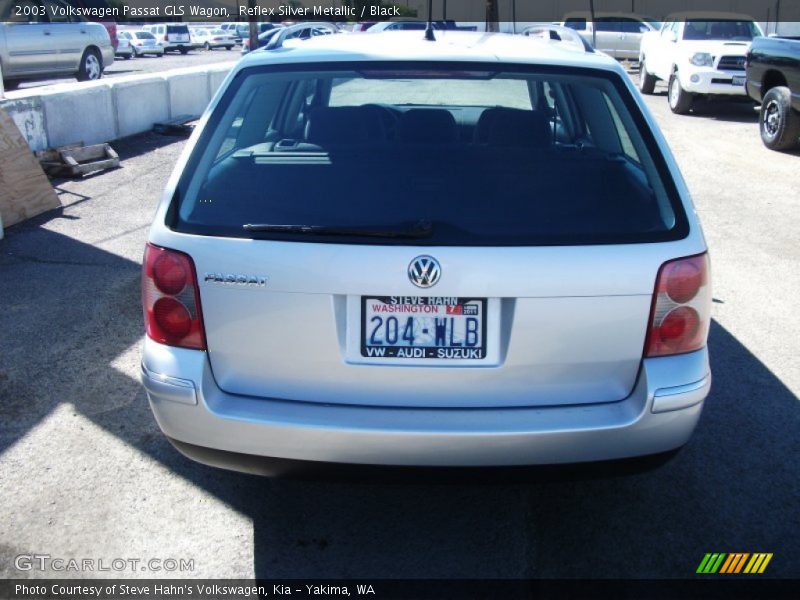 Reflex Silver Metallic / Black 2003 Volkswagen Passat GLS Wagon