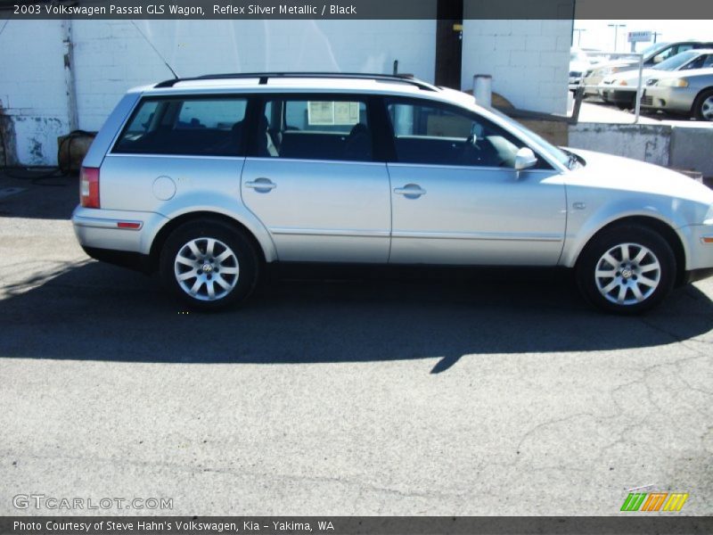 Reflex Silver Metallic / Black 2003 Volkswagen Passat GLS Wagon