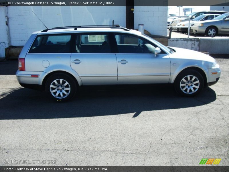 Reflex Silver Metallic / Black 2003 Volkswagen Passat GLS Wagon