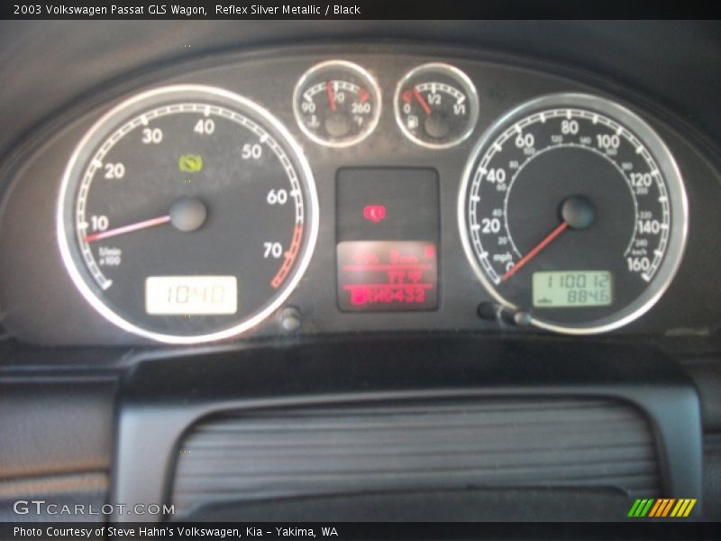 Reflex Silver Metallic / Black 2003 Volkswagen Passat GLS Wagon