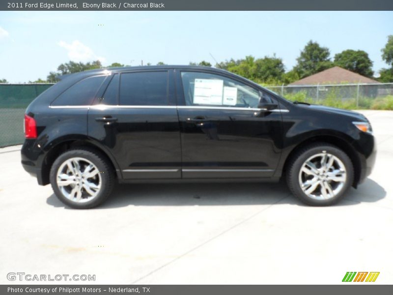 Ebony Black / Charcoal Black 2011 Ford Edge Limited