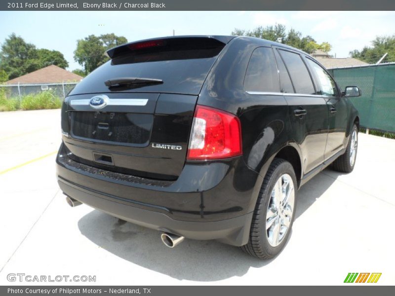 Ebony Black / Charcoal Black 2011 Ford Edge Limited