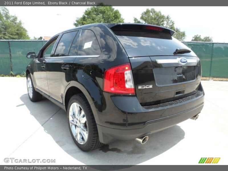 Ebony Black / Charcoal Black 2011 Ford Edge Limited