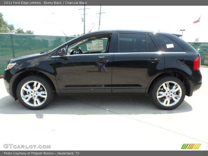 Ebony Black / Charcoal Black 2011 Ford Edge Limited