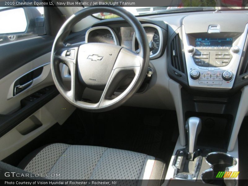 Navy Blue Metallic / Jet Black/Light Titanium 2010 Chevrolet Equinox LS