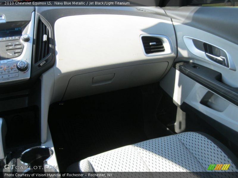 Navy Blue Metallic / Jet Black/Light Titanium 2010 Chevrolet Equinox LS