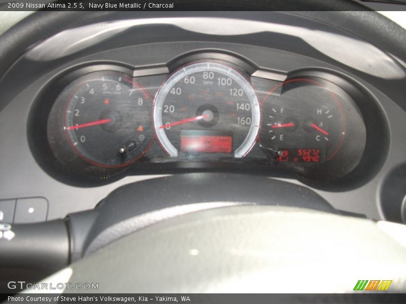 Navy Blue Metallic / Charcoal 2009 Nissan Altima 2.5 S