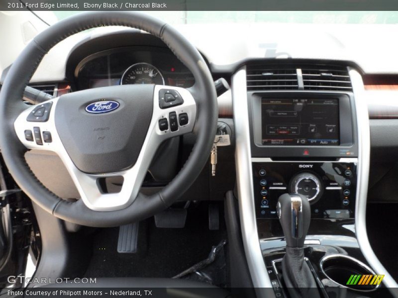 Ebony Black / Charcoal Black 2011 Ford Edge Limited