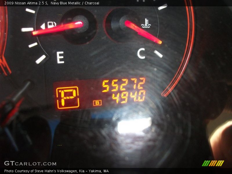 Navy Blue Metallic / Charcoal 2009 Nissan Altima 2.5 S