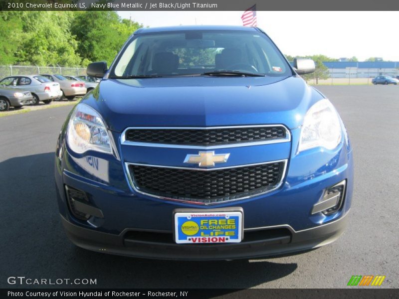 Navy Blue Metallic / Jet Black/Light Titanium 2010 Chevrolet Equinox LS
